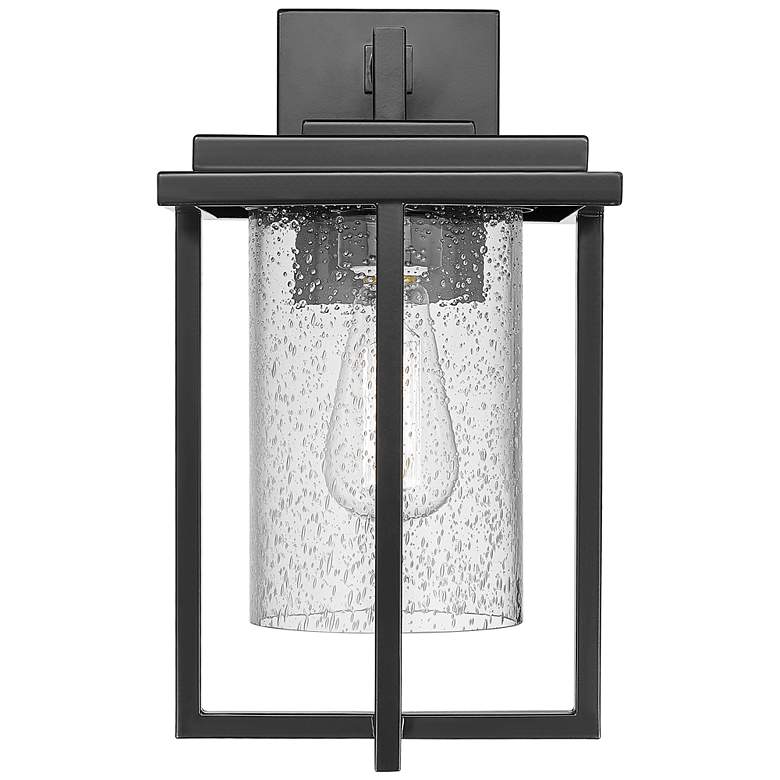 Image 1 Millennium Lighting Adair 1 Light 14.125" Outdoor Sconce Black