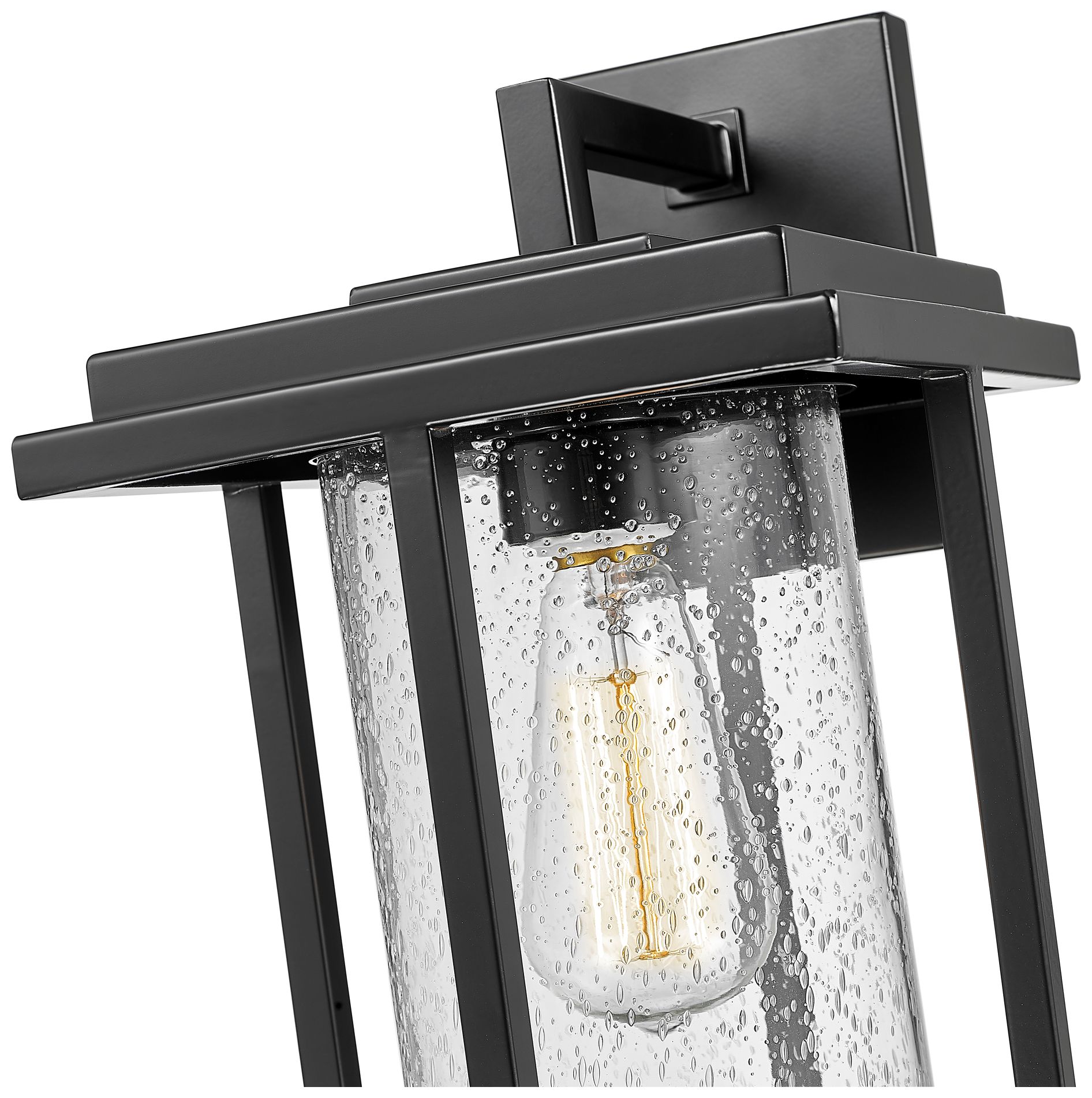 Image 5 Millennium Lighting Adair 1 Light 14.125" Outdoor Sconce Black more views