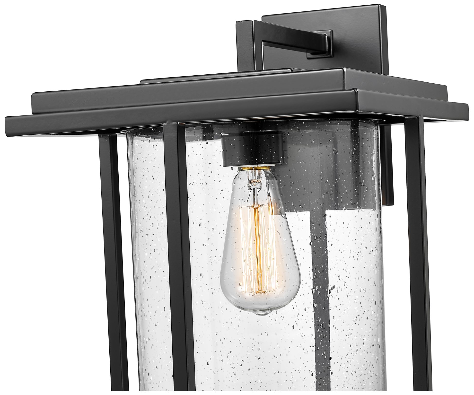 Image 5 Millennium Lighting Adair 1 Light 17" Outdoor Sconce Black more views