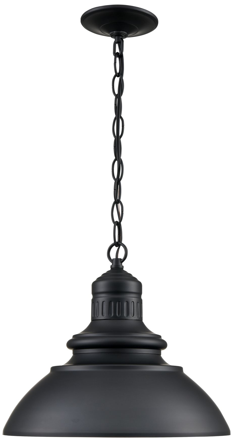 Image 2 Millennium Lighting Adda Integrated LED Outdoor Pendant in Black more views