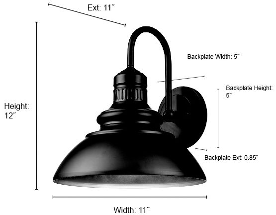 Image 7 Millennium Lighting Adda Integrated LED Outdoor Wall Sconce in Black more views