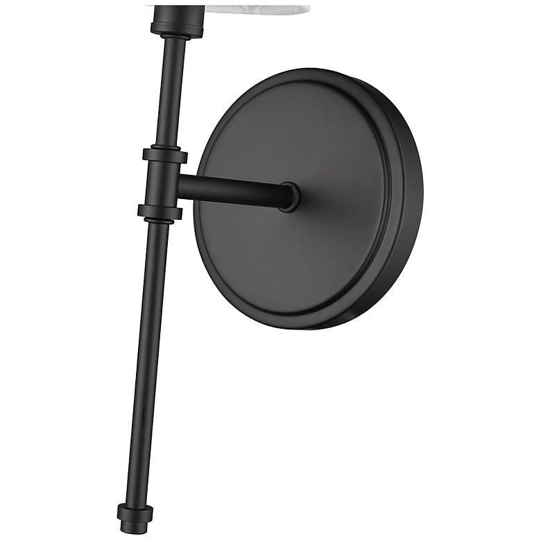 Image 3 Millennium Lighting Adorra 15 Inch High 1-Light Sconce in Matte Black more views