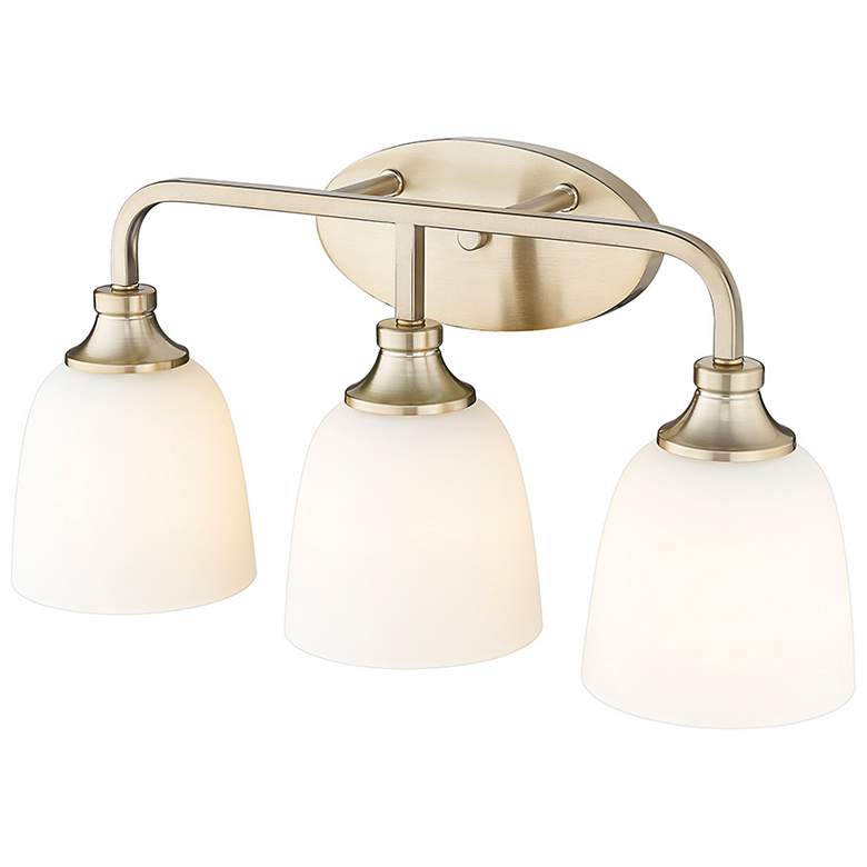 Image 4 Millennium Lighting Alberta 22" Wide Brushed Gold Vanity Bath Light more views