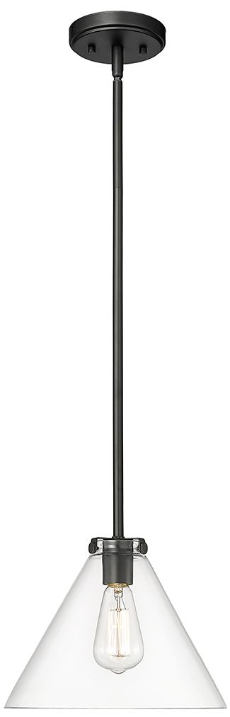 Millennium Lighting Aliza 1-Light Indoor Pendant in Matte Black