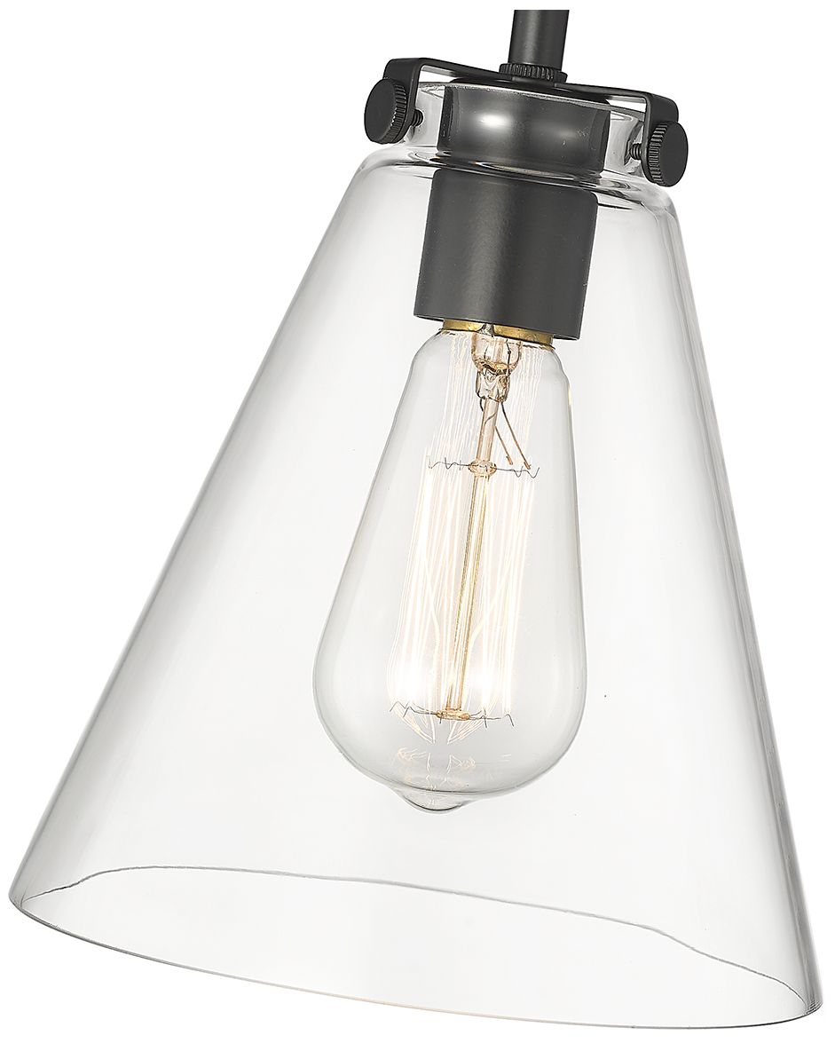 Image 2 Millennium Lighting Aliza 1 Light Mini-Pendant Fixture in Matte Black more views