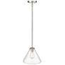 Millennium Lighting Aliza 1 Light Pendant Fixture in Brushed Nickel