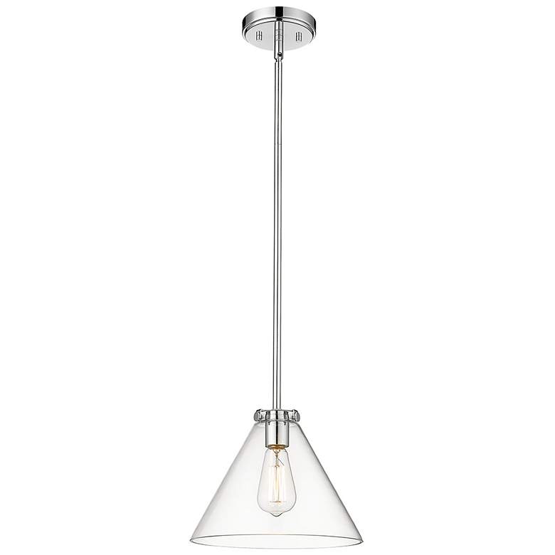 Image 1 Millennium Lighting Aliza 1 Light Pendant Fixture in Chrome