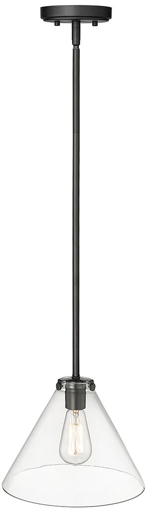 Image 4 Millennium Lighting Aliza 1 Light Pendant Fixture in Matte Black more views