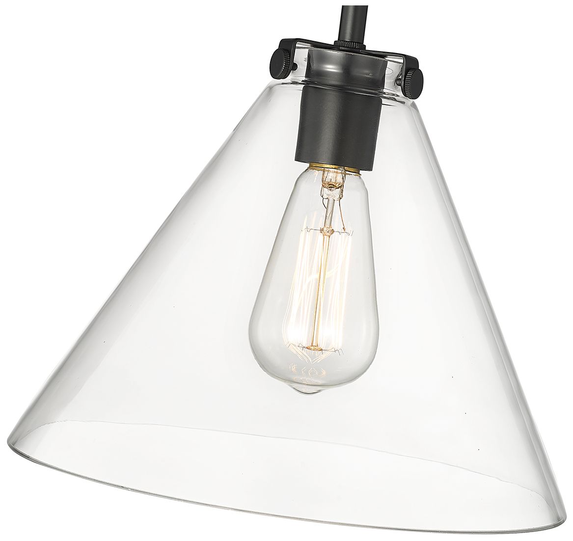 Image 5 Millennium Lighting Aliza 1 Light Pendant Fixture in Matte Black more views