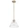 Millennium Lighting Aliza 1 Light Pendant Fixture in Modern Gold