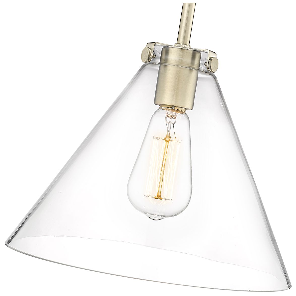Image 3 Millennium Lighting Aliza 1 Light Pendant Fixture in Modern Gold more views