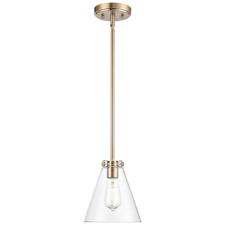 Image 1 Millennium Lighting Aliza 1 Light Pendant Fixture in Modern Gold