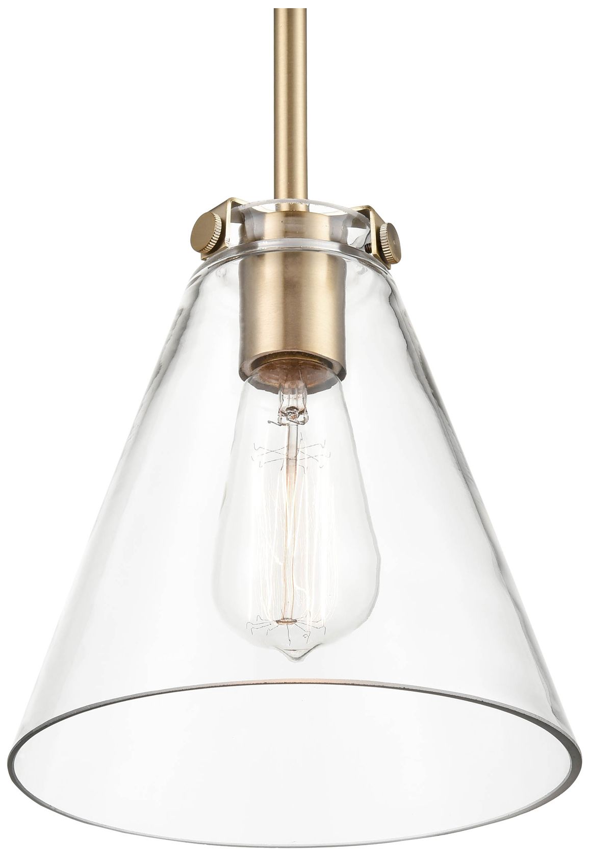 Image 3 Millennium Lighting Aliza 1 Light Pendant Fixture in Modern Gold more views