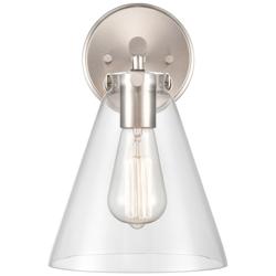 Millennium Lighting Aliza 1 Light Wall Sconce in Brushed Nickel