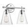 Millennium Lighting Aliza 2 Light Vanity Fixture in Chrome