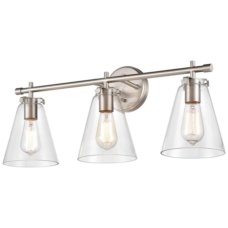Image 3 Millennium Lighting Aliza 3 Light Vanity Fixture in Brushed Nickel more views