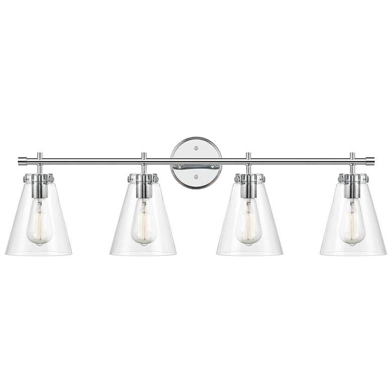 Image 1 Millennium Lighting Aliza 4 Light Vanity Fixture in Chrome