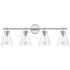 Millennium Lighting Aliza 4 Light Vanity Fixture in Chrome