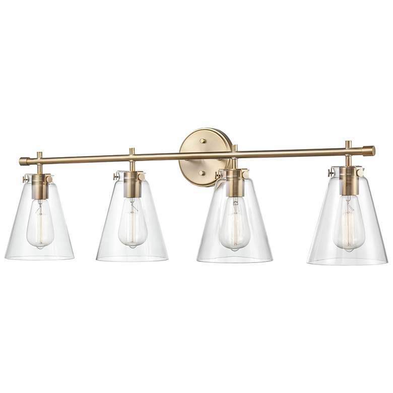 Image 4 Millennium Lighting Aliza 4 Light Vanity Fixture in Modern Gold more views
