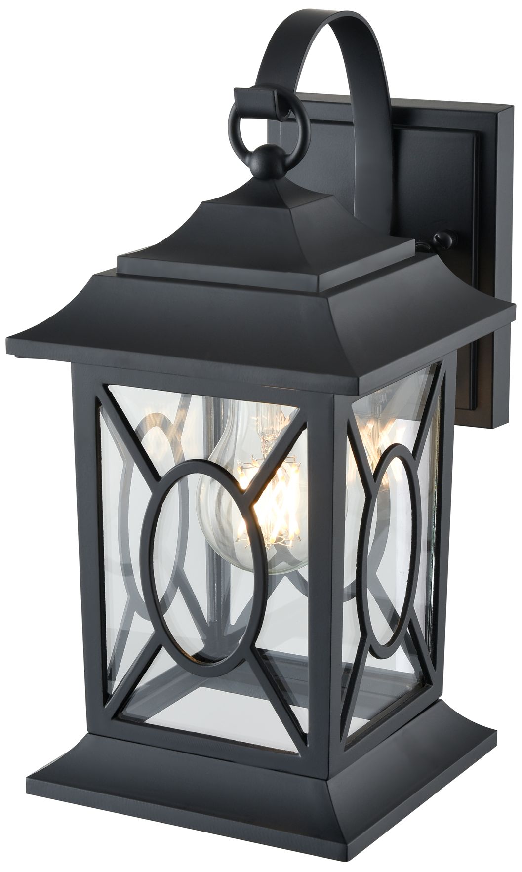Image 4 Millennium Lighting Allbert 1-Light Outdoor Wall Sconce in Black more views