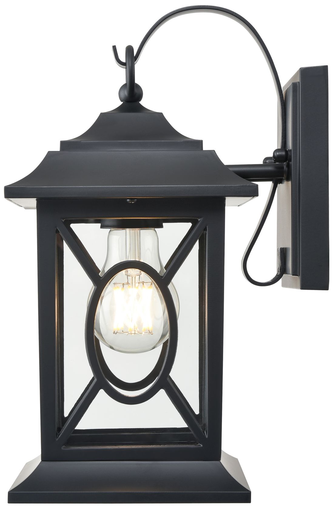Image 5 Millennium Lighting Allbert 1-Light Outdoor Wall Sconce in Black more views