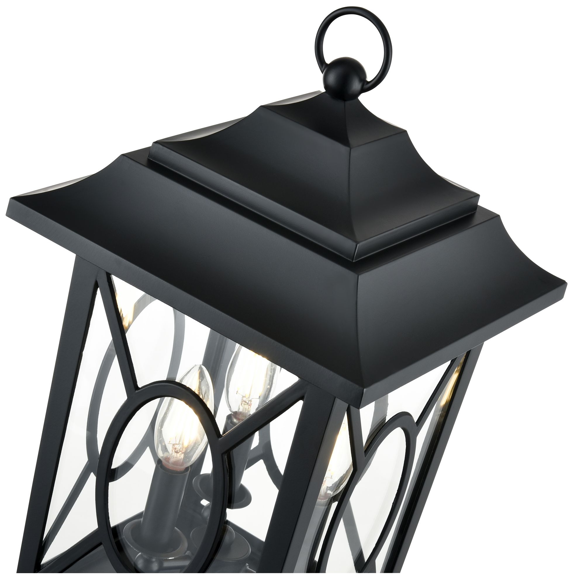 Image 5 Millennium Lighting Allbert 3-Light Outdoor Post Light in Black more views
