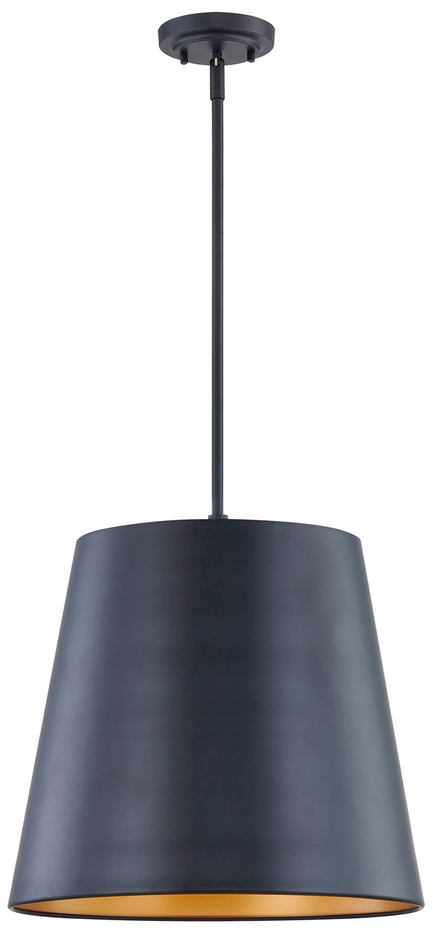 Image 2 Millennium Lighting Allson 3-Light Pendant in Matte Black more views