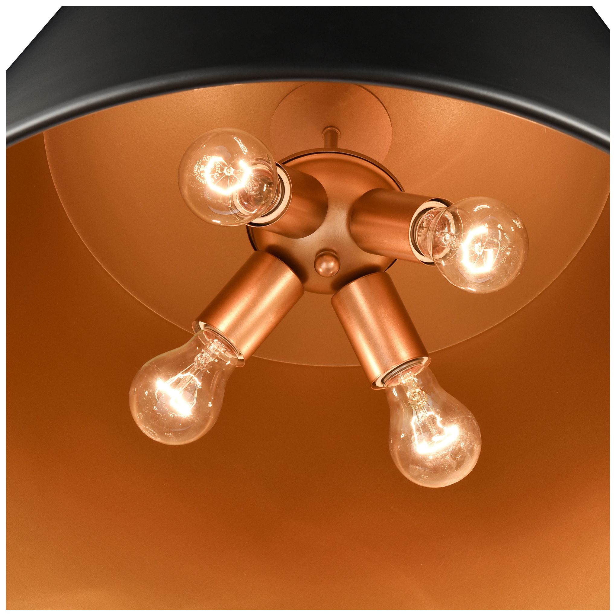 Image 4 Millennium Lighting Allson 4-Light Pendant in Matte Black more views