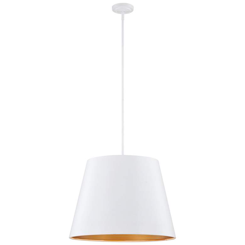 Image 1 Millennium Lighting Allson 4-Light Pendant in Matte White