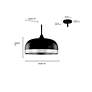 4_Millennium Lighting Amarra 3-Light Pendant in Matte Black more views