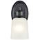 Millennium Lighting Amberle 1 Light Wall Sconce in Matte Black