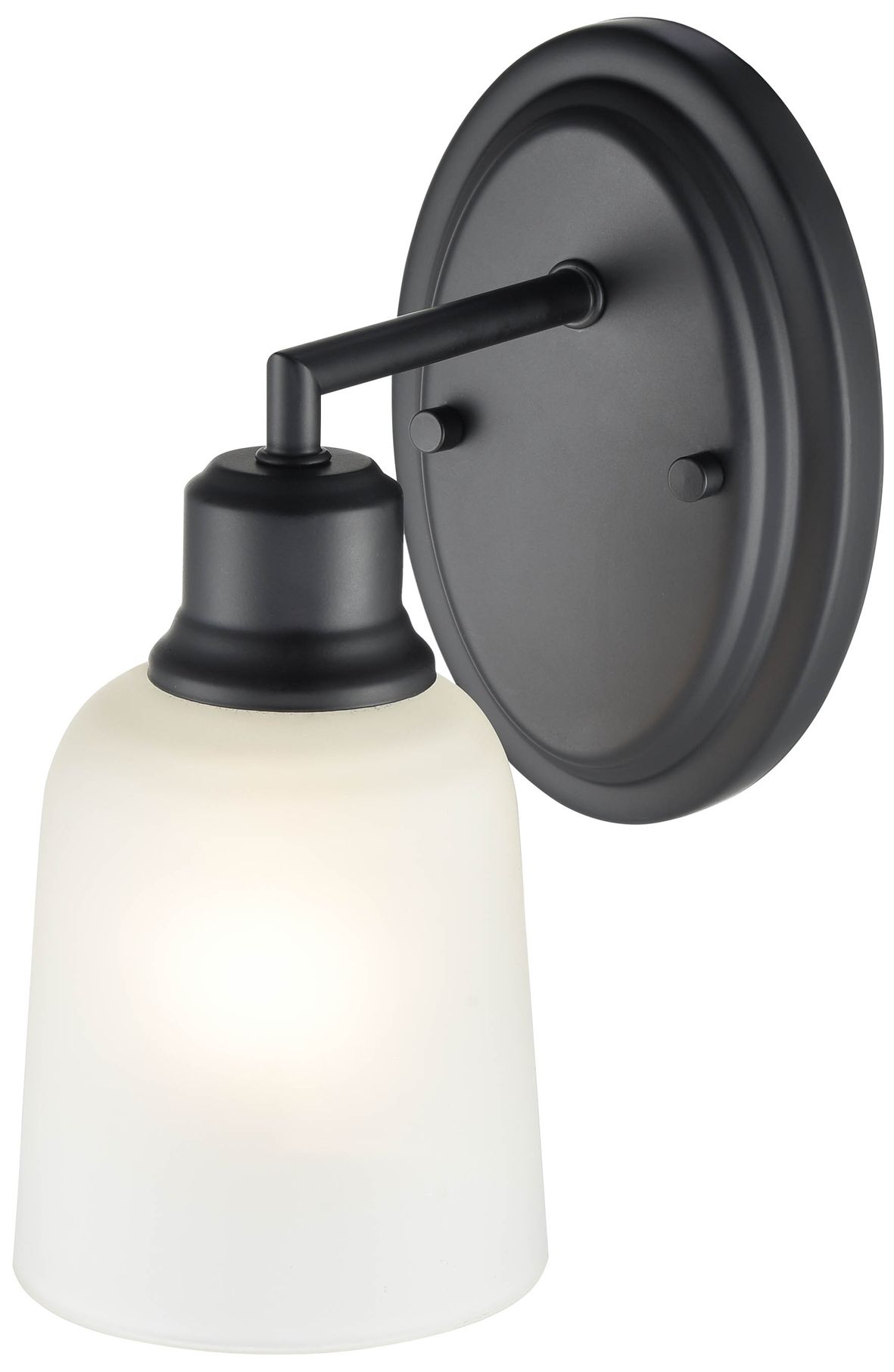 Image 3 Millennium Lighting Amberle 1 Light Wall Sconce in Matte Black more views