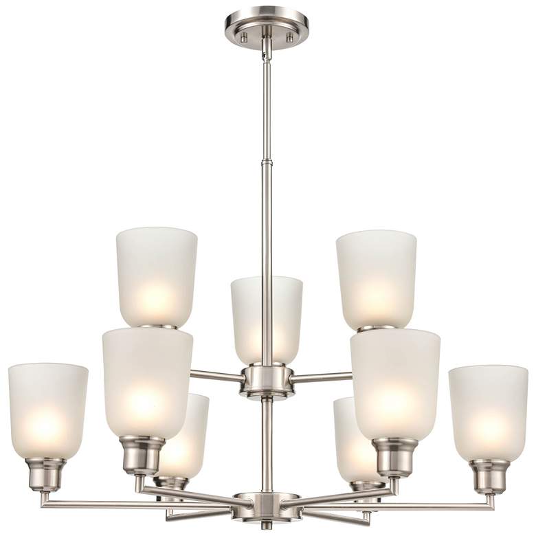 Image 1 Millennium Lighting Amberle 9 Light Chandelier Ceiling Light