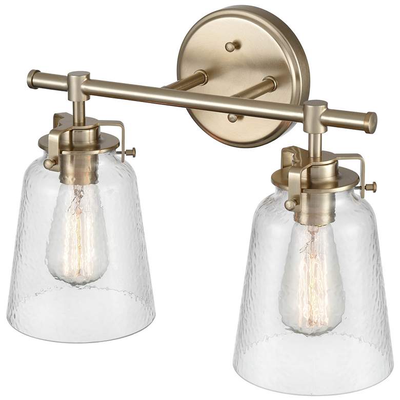 Image 1 Millennium Lighting Amberose 2 Light Vanity Fixture in Modern Gold