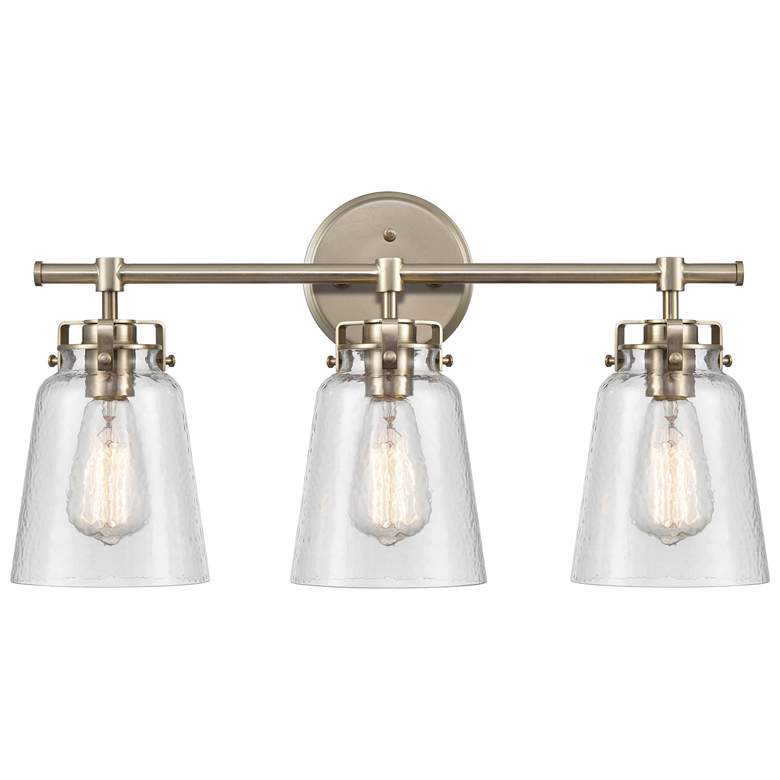 Image 1 Millennium Lighting Amberose 3 Light Vanity Fixture in Modern Gold