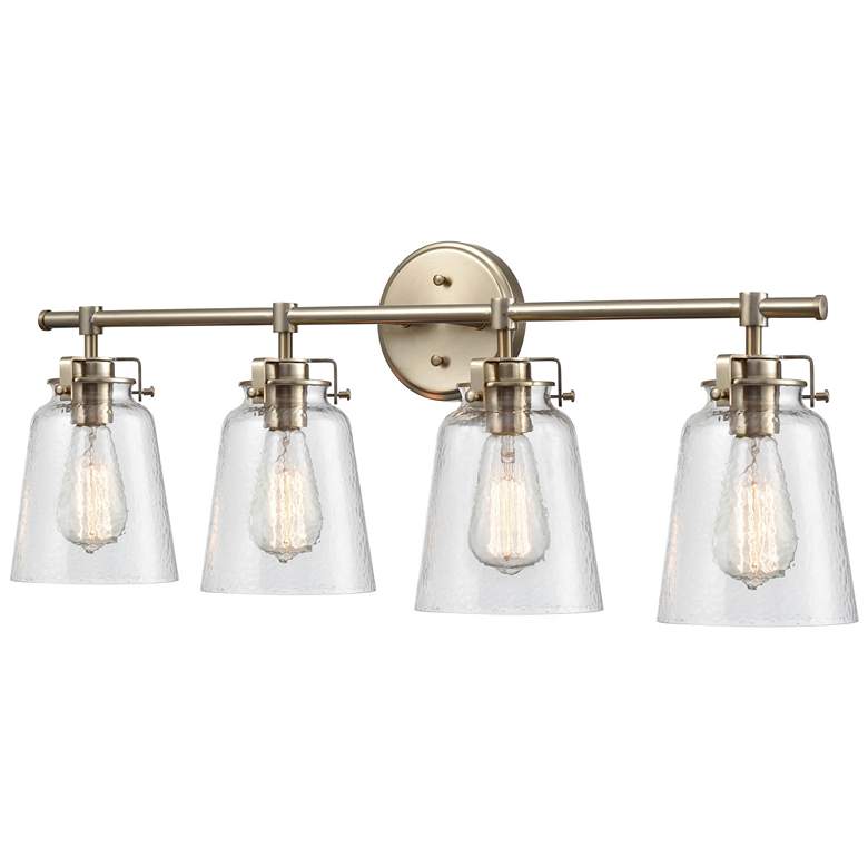 Image 1 Millennium Lighting Amberose 4 Light Vanity Fixture Modern Gold