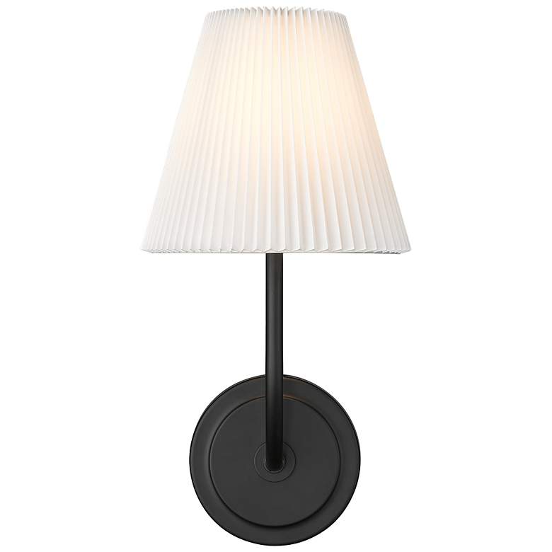 Image 2 Millennium Lighting Ami 7.25 Inch Wide 1-Light Sconce in Matte Black more views