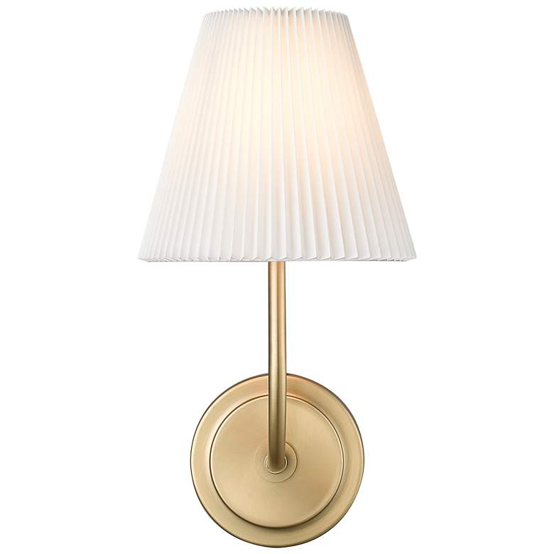 Image 2 Millennium Lighting Ami 7.25 Inch Wide 1-Light Sconce in Vintage Brass more views