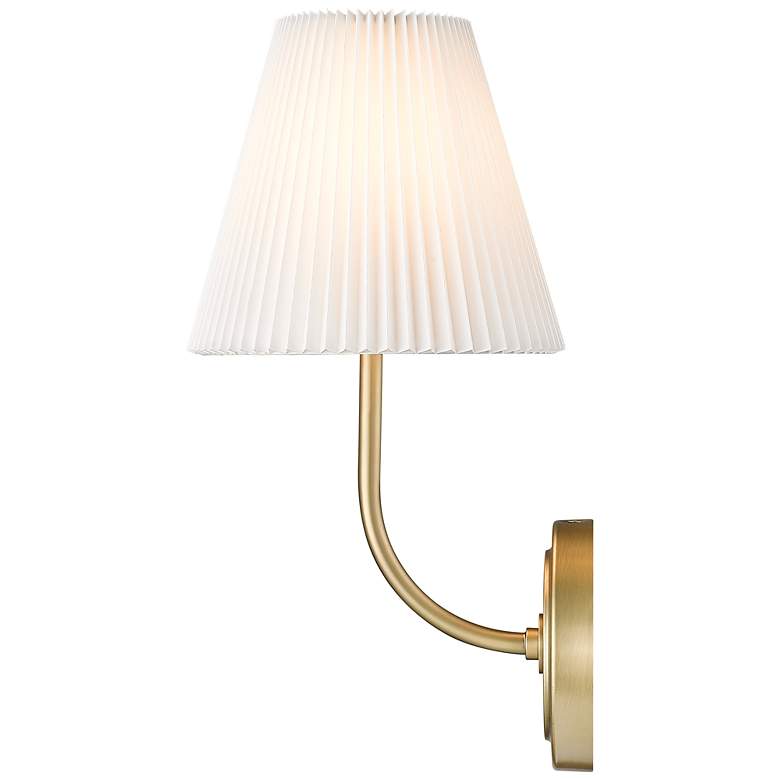 Image 3 Millennium Lighting Ami 7.25 Inch Wide 1-Light Sconce in Vintage Brass more views