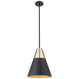 Image1 of Millennium Lighting Annos 1 Light Pendant Fixture Matte Black