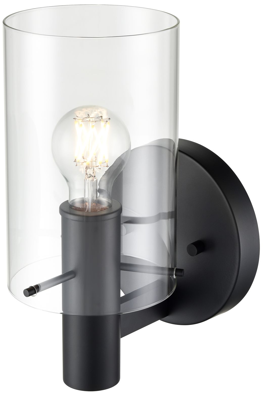 Image 3 Millennium Lighting Apolla 1-Light Indoor Wall Sconce in Matte Black more views