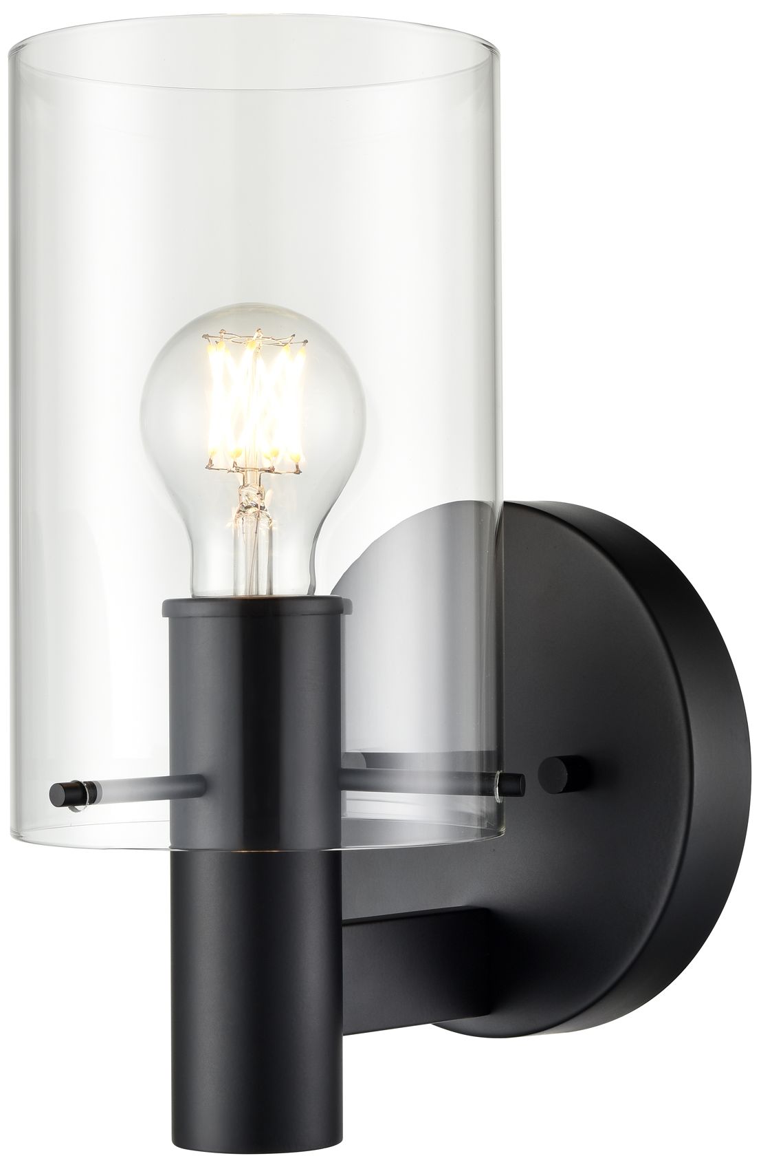 Image 4 Millennium Lighting Apolla 1-Light Indoor Wall Sconce in Matte Black more views
