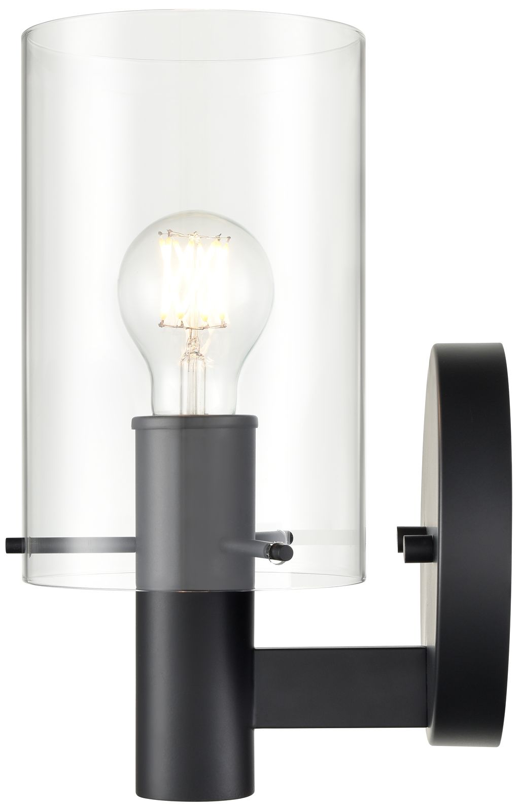 Image 5 Millennium Lighting Apolla 1-Light Indoor Wall Sconce in Matte Black more views