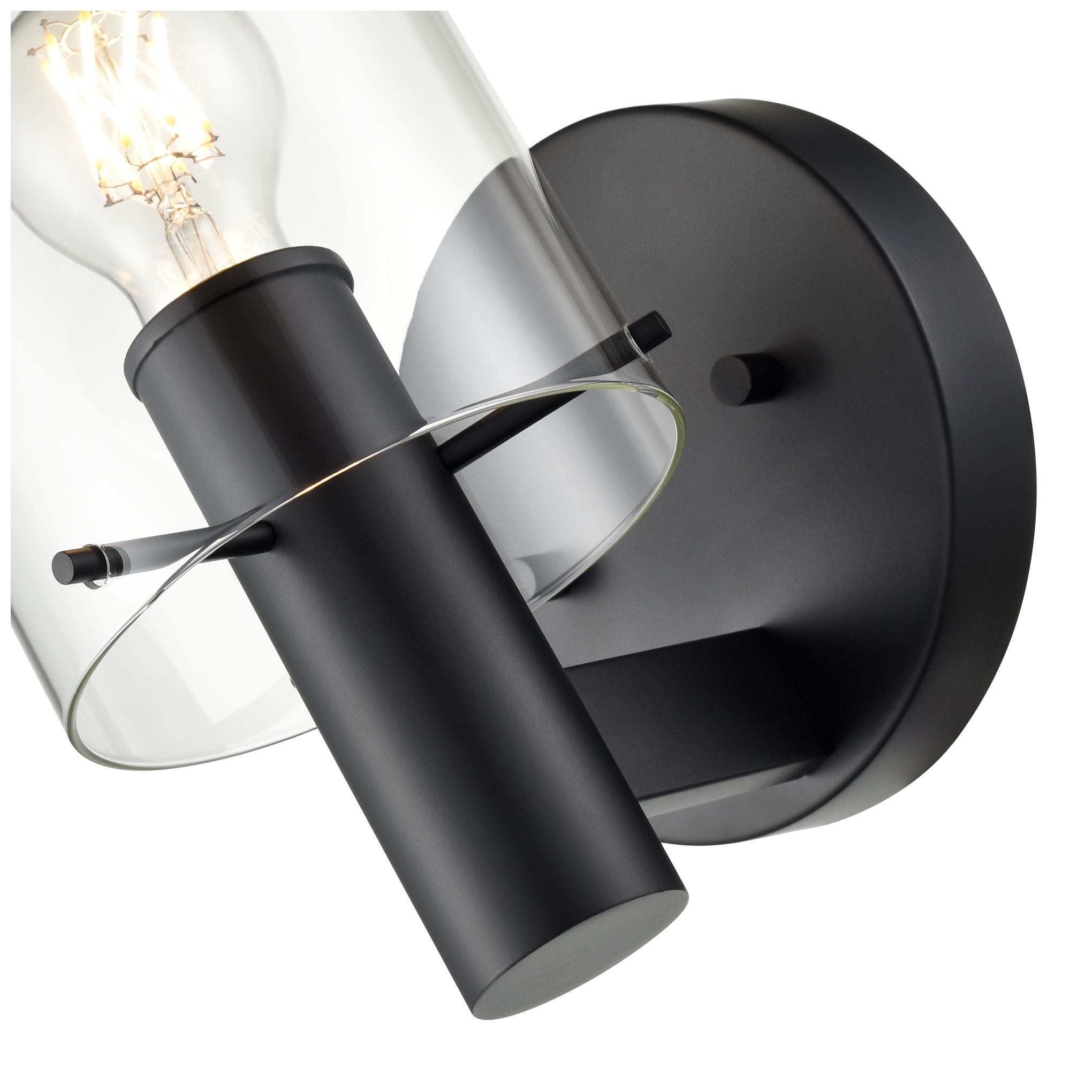 Image 6 Millennium Lighting Apolla 1-Light Indoor Wall Sconce in Matte Black more views