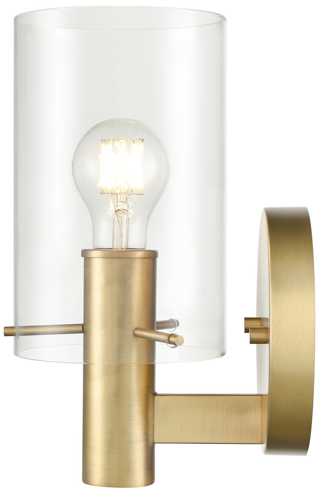 Image 4 Millennium Lighting Apolla 1-Light Indoor Wall Sconce in Vintage Brass more views