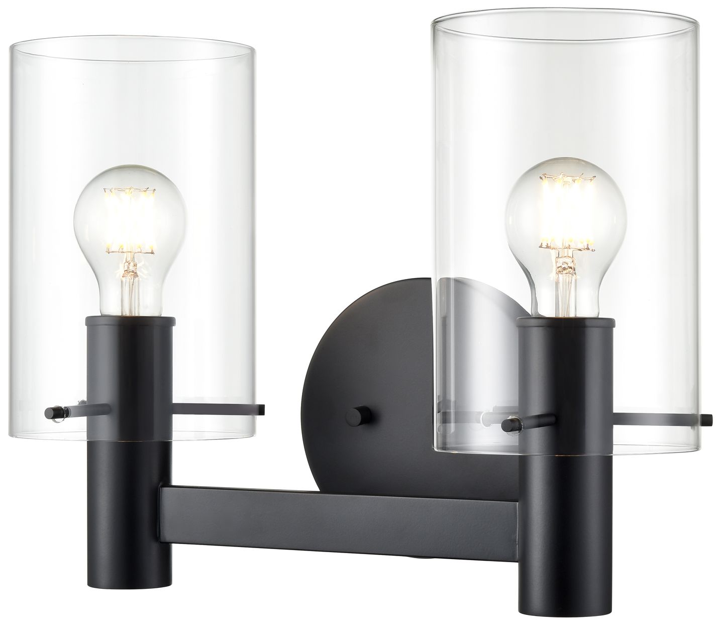 Image 3 Millennium Lighting Apolla 2-Light Vanity Light in Matte Black more views