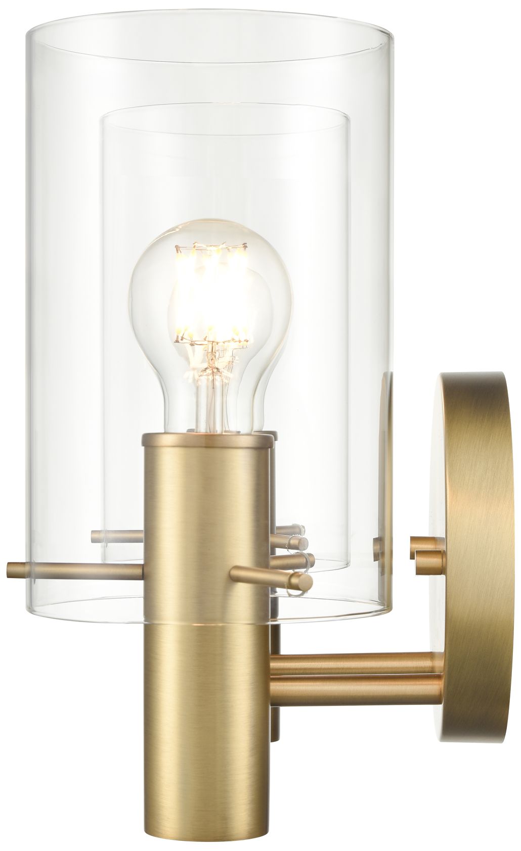 Image 4 Millennium Lighting Apolla 2-Light Vanity Light in Vintage Brass more views