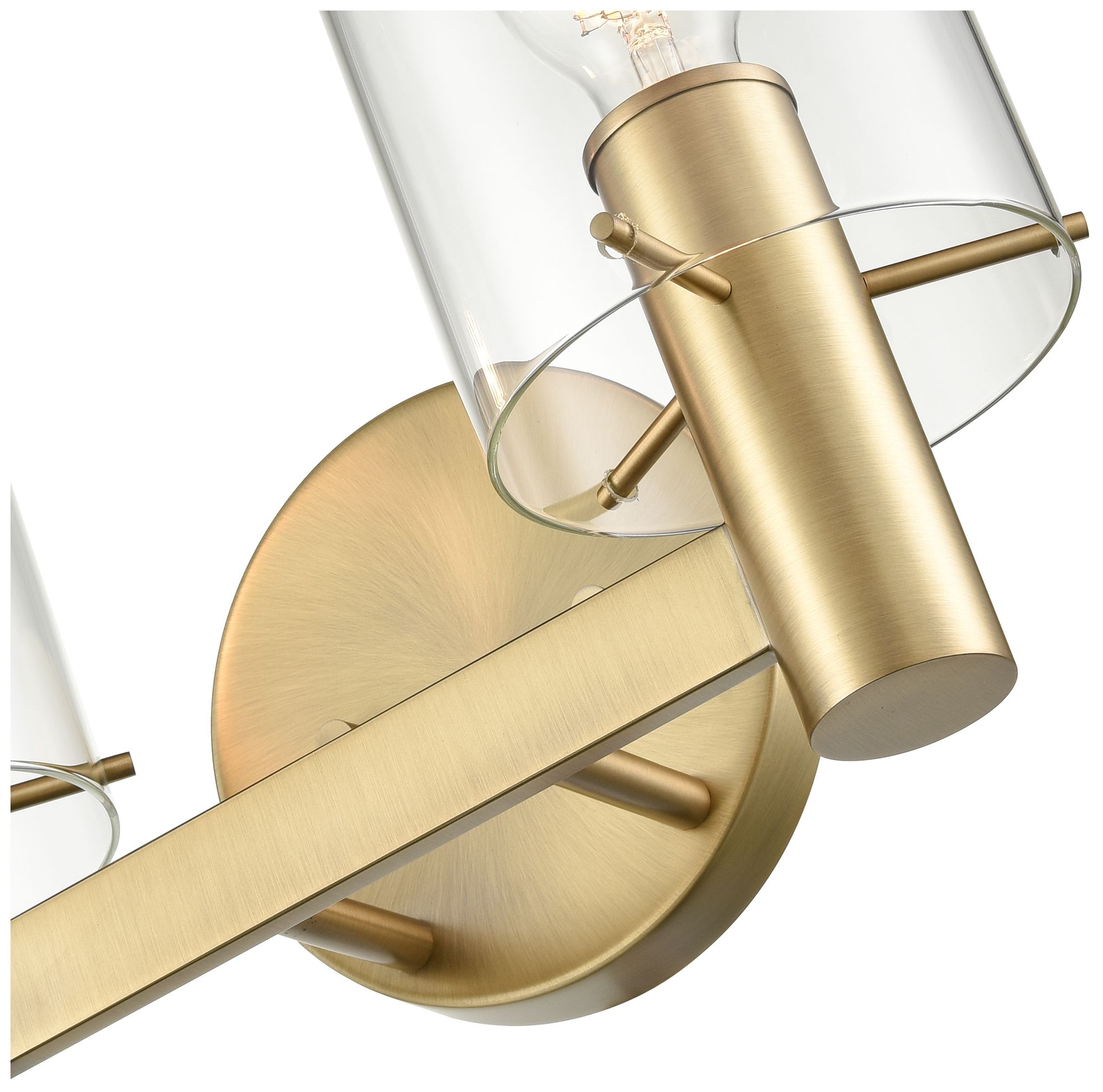 Image 5 Millennium Lighting Apolla 2-Light Vanity Light in Vintage Brass more views