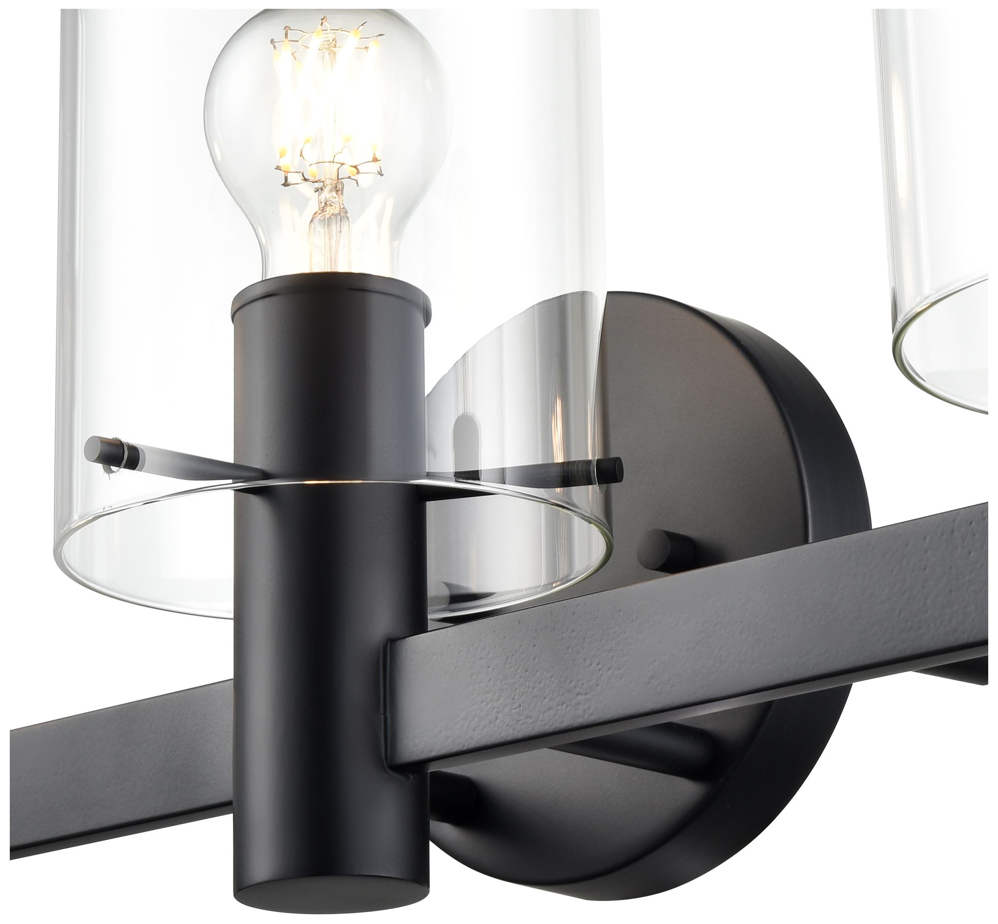 Image 6 Millennium Lighting Apolla 3-Light Vanity Light in Matte Black more views