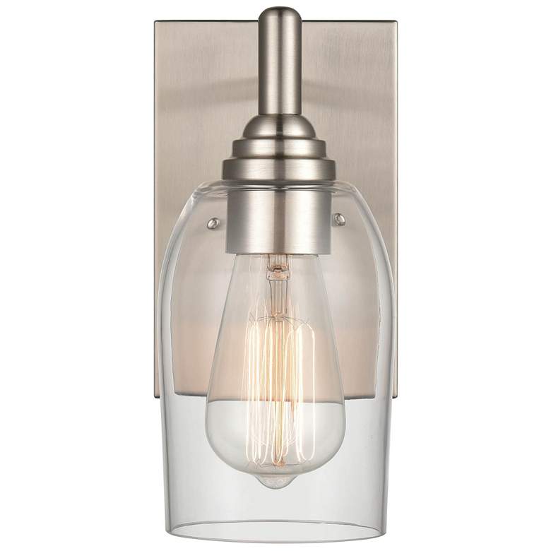 Image 1 Millennium Lighting Arlett 1 Light Wall Sconce in Brushed Nickel